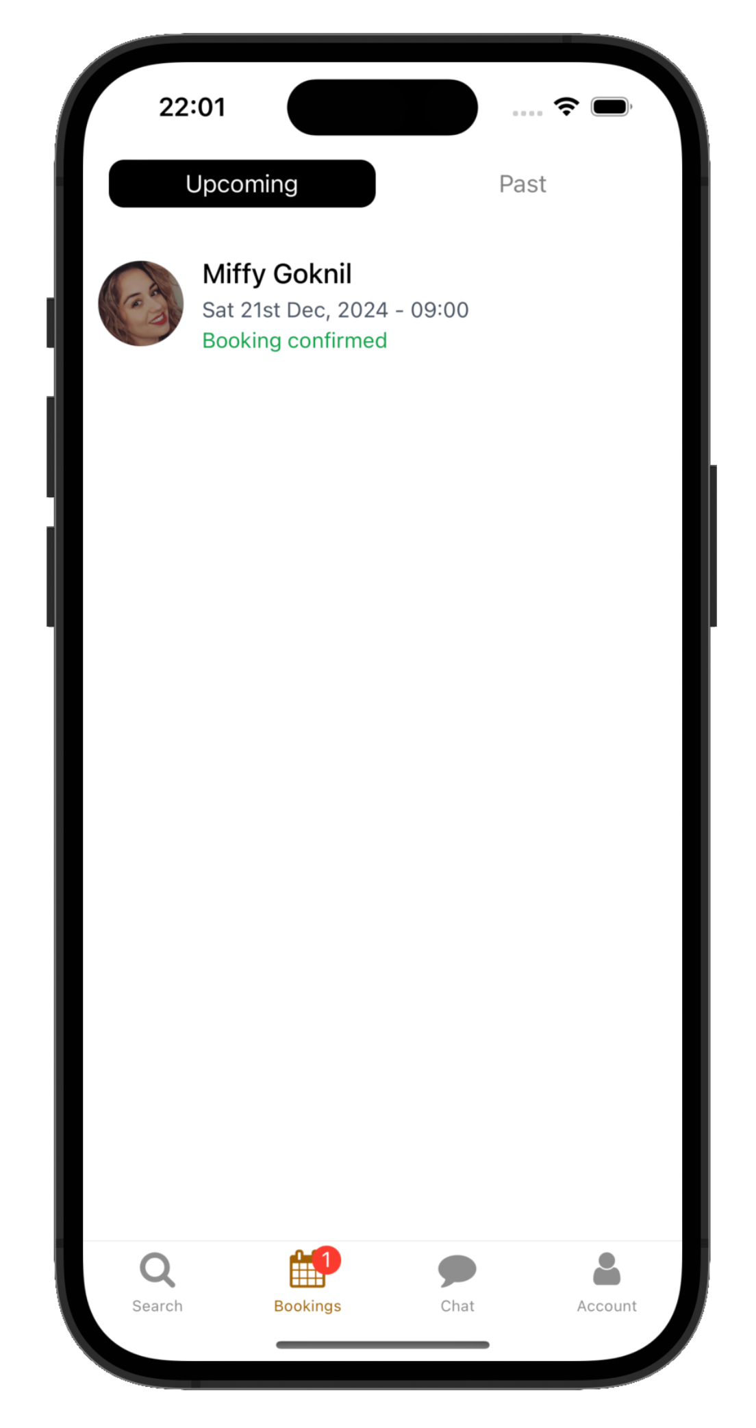 GastGo mobile app screenshot